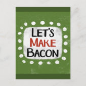 Laten we bacon Briefkaart maken (Voorkant)