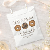 Laten we Bagel Afstudeerfeest Brunch Vieren Bedankzakje (Geknipt)