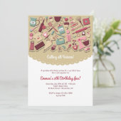 Laten we Bake Invitation Kaart (Staand voorkant)