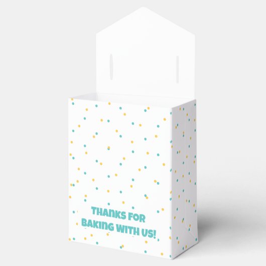 Laten we bakken! Bakkersfeest van kind Bedankdoosjes (Geopend)