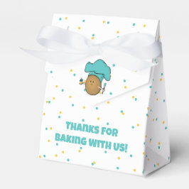 Laten we bakken! Bakkersfeest van kind Bedankdoosjes