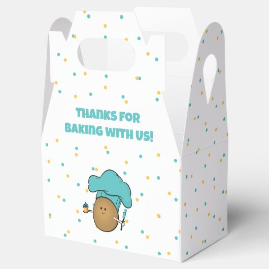 Laten we bakken! Bakkersfeest van kind Bedankdoosjes (Geopend)