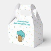 Laten we bakken! Bakkersfeest van kind Bedankdoosjes (Voorkant Zijde)