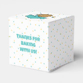Laten we bakken! Bakkersfeest van kind Bedankdoosjes (Achterkant)