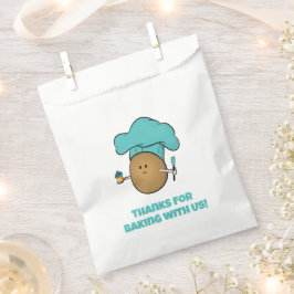 Laten we bakken! Bakkersfeest van kind Bedankzakje