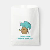 Laten we bakken! Bakkersfeest van kind Bedankzakje (Voorkant)