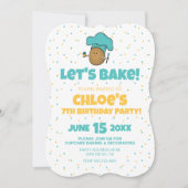 Laten we bakken! Bakkersfeest van kind Kaart (Voorkant)