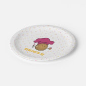 Laten we bakken! Bakkersfeest van kind Papieren Bordje (Gekanteld)