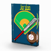 "Laten we bal spelen" Baseball Fotoblokken (Rechts)