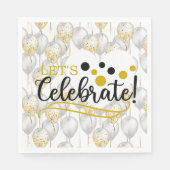 Laten we Ballonnen Servetten Vieren (Voorkant)