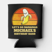 Laten we Bananas Birthday gaan Blikjeskoeler (Voorkant)