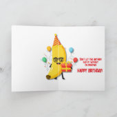 Laten we Bananas Birthday gaan Kaart (Binnen)
