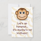 Laten we Bananas gaan Kaart (Voorkant)