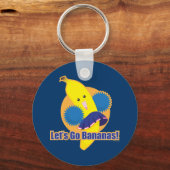 Laten we Bananas gaan! Sleutelhanger (Voorkant)
