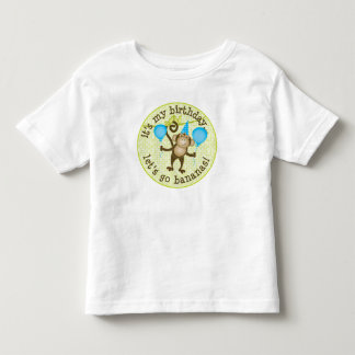 Laten we Bananas Monkey gaan Kinder Shirts