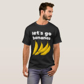 Laten we Bananas T-shirt gaan (Voorkant volledig)