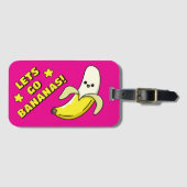 Laten we Bananen Gaan! Bagagelabel (Voorkant (horizontaal))