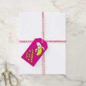 Laten we Bananen Gaan! Cadeaulabel (Met Touw)