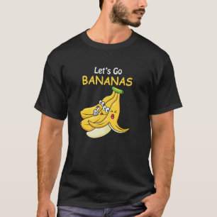 Laten we Bananen gaan gebruiken voor jute jongens T-shirt