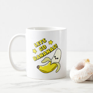 Laten we Bananen Gaan! Koffiemok