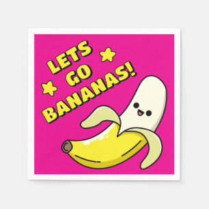 Laten we Bananen Gaan! Servet