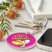 Laten we Bananen Gaan! Sleutelhanger (Voorkant Rechts)