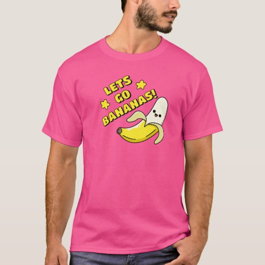 Laten we Bananen Gaan! T-shirt (Voorkant)