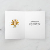 Laten we Basted, Funny Drink Turkije Thanksgiving Kaart (Binnen)