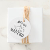 Laten we Basted Thanksgiving nemen Bedankjes Labels (In situ)