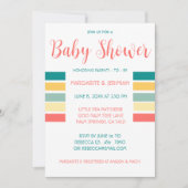 Laten we Beachy Baby shower Invitation nemen Kaart (Voorkant)
