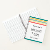Laten we Beachy Baby shower Planner nemen Notitieboek (Binnen)