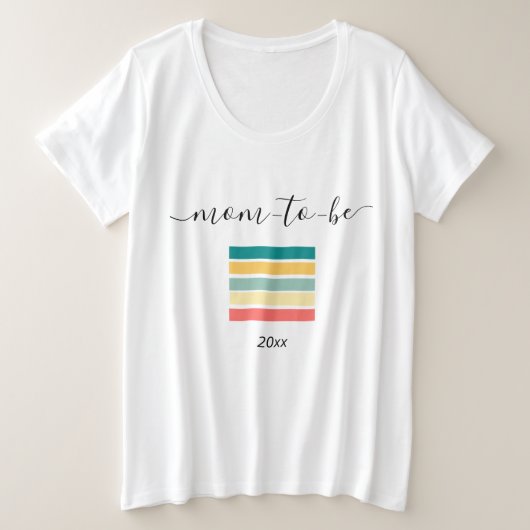 Laten we Beachy halen Grote Maat T-shirt (Design voorkant)