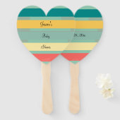 Laten we Beachy halen Handwaaier (Voorkant en achterkant)