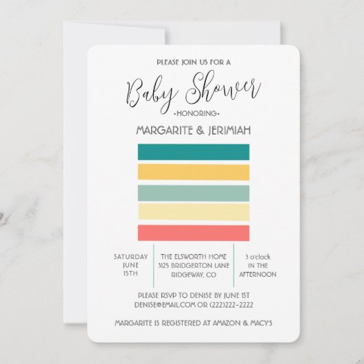 Laten we Beachy halen Kaart (Voorkant)