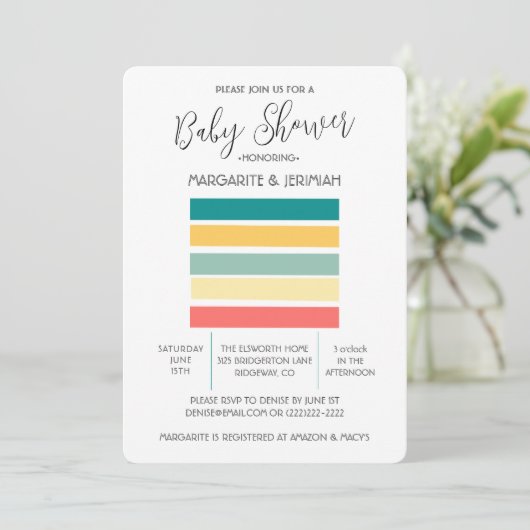 Laten we Beachy halen Kaart (Staand voorkant)