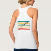 Laten we Beachy halen! T-Shirt Tanktop (Achterkant)