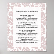 Laten we Bedankt Floral Boss Lady Prayer geven