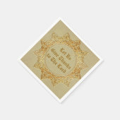 Laten we Bedankt geven aan de heer - klein Servet (Hoek)