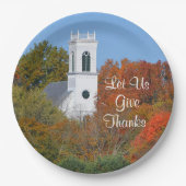 "Laten we Bedankt geven" Bord papier (Voorkant)
