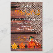 Laten we Bedankt geven Flyer (Voorkant)