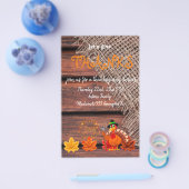 Laten we Bedankt geven Flyer (Enkel)