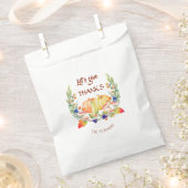 Laten we Bedankt Herfst Wreath Pumpkin Thanksgivin Bedankzakje (Geknipt)