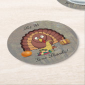 Laten we Bedankt Onderzetters voor Thanksgiving ro (Gebogen)