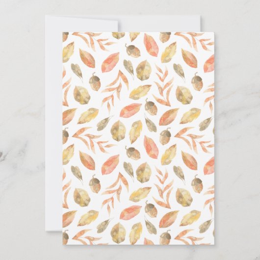 Laten we Bedankt Script Wood Thanksgiving Dinner g Kaart (Achterkant)