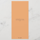 Laten we Bedankt Waterverf Thanksgiving menu (Achterkant)