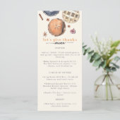Laten we Bedankt Waterverf Thanksgiving menu (Staand voorkant)