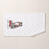 Laten we beginnen! Australian Shepherd (blauwe mer Bad Handdoek (Handdoek)