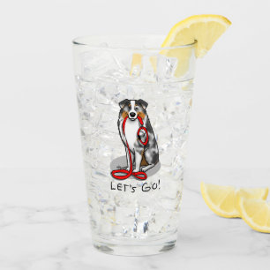 Laten we beginnen! Australian Shepherd (blauwe mer Glas