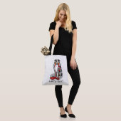 Laten we beginnen! Australian Shepherd (blauwe mer Tote Bag (Op model)