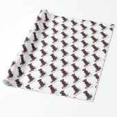 Laten we beginnen! Black Labrador Retriever - Cute Cadeaupapier (Uitgerold)
